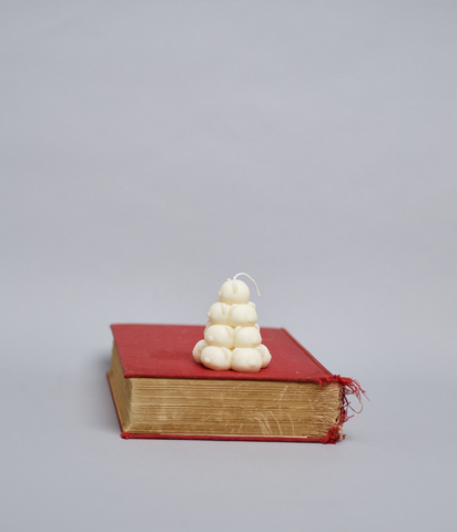 Piggy Stack Tree - Soy Sculptured Pillar Candle