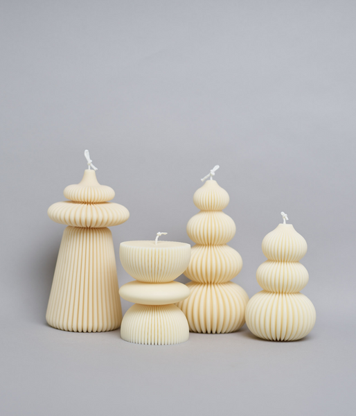 Baobab 2-tier - Soy Sculptured Pillar Candle