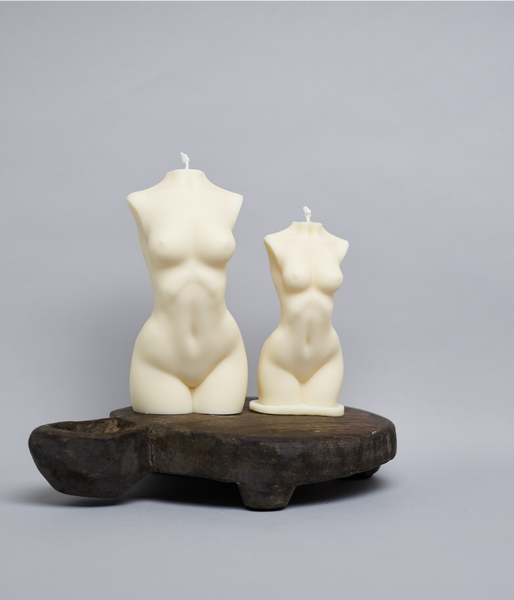 TINA (small) - Soy Sculptured Pillar Candle
