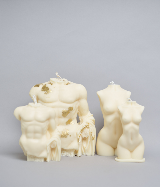 JEFFERY (small) - Soy Sculptured Pillar Candle