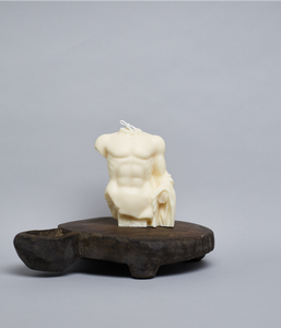 JEFFERY (small) - Soy Sculptured Pillar Candle