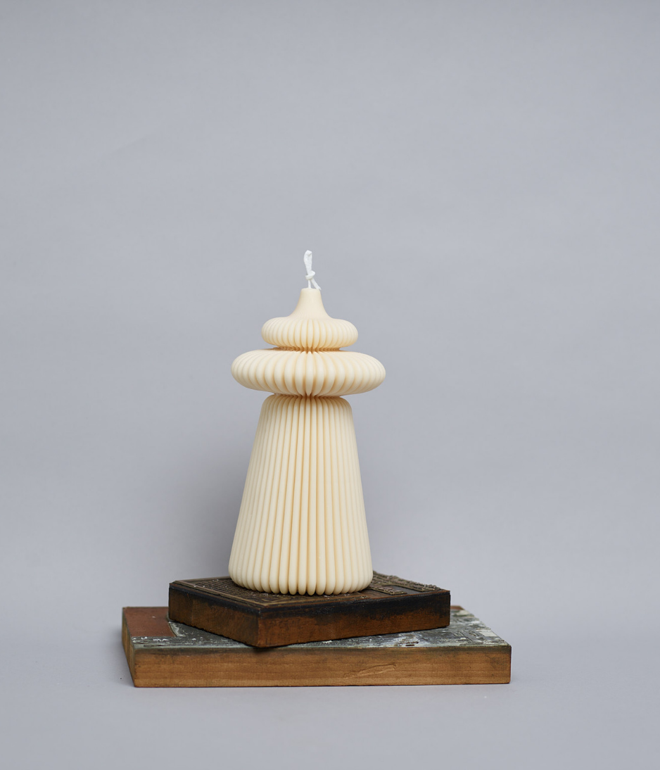 Baobab 2-tier - Soy Sculptured Pillar Candle