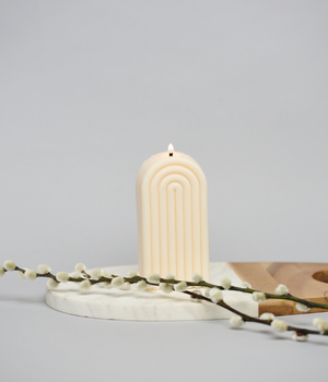 ABE - Soy Sculptured Pillar Candle