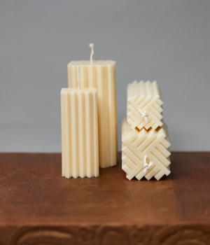 DAVE  -  Soy Sculptured Pillar Candle