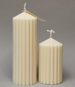 GINA -  Soy Sculptured Pillar Candle