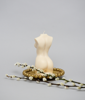 TINA - Soy Sculptured Pillar Candle